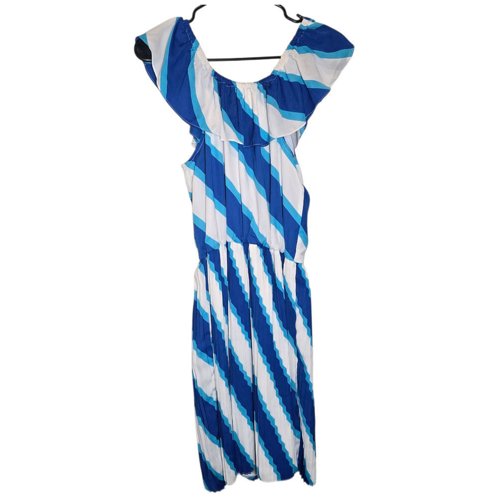 Lilly Pulitzer Blue Resort White Crowley Sail Stripe  Dress Size XS